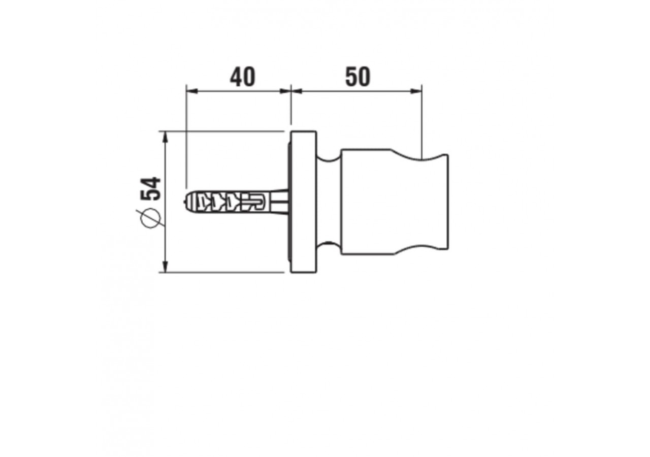 Support pour douchette New Classic - HF900548462000 - Laufen