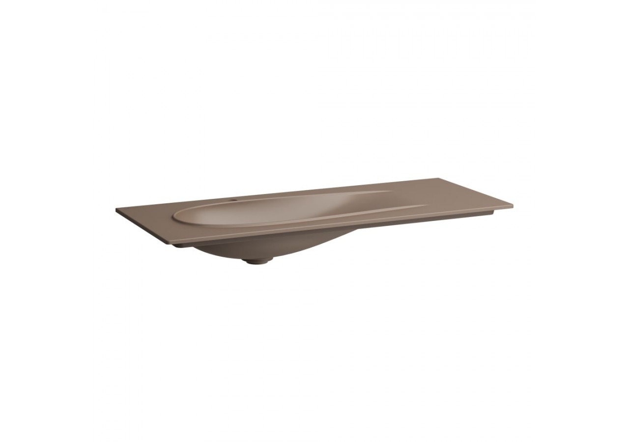 Lavabo à poser sur meuble Alessi Caffè mat 1200 x 500 x 15 mm - H8179791881111 - Laufen