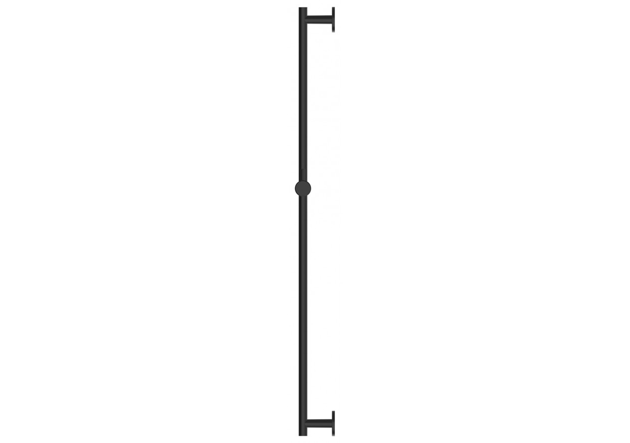 Barre de douche coulissante Techno 18 fixe noir mat - A717.TL.000.07N - Nikles