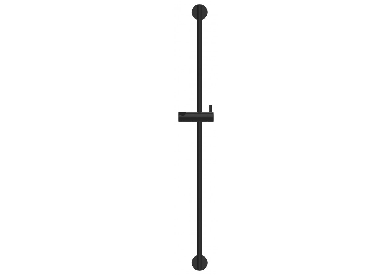 Barre de douche coulissante Techno 18 fixe noir mat - A717.TL.000.07N - Nikles