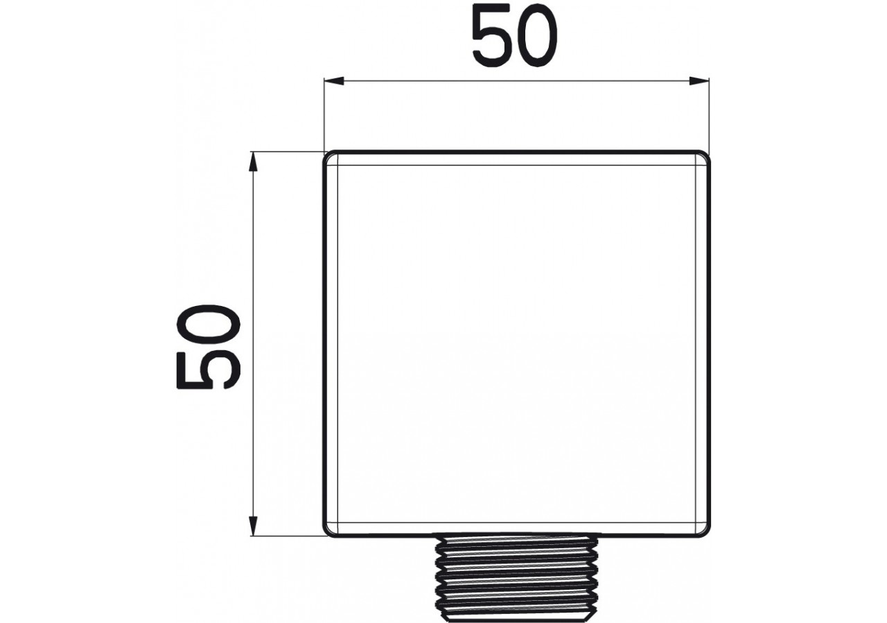 Coude mural Quadro 1/2″ - 298805N - Nikles