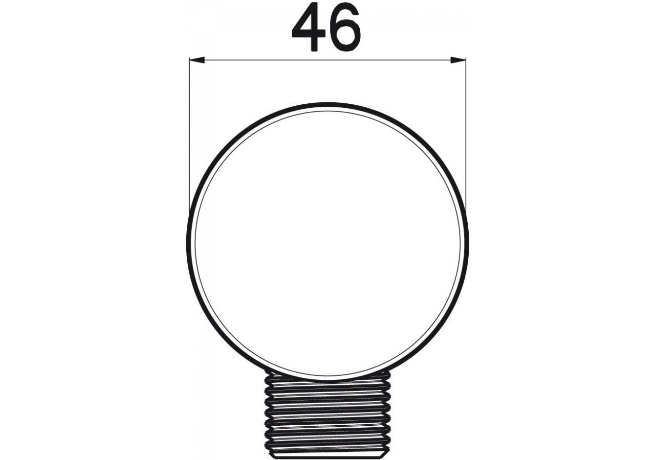 Coude mural Techno 1/2″ - 298605N - Nikles
