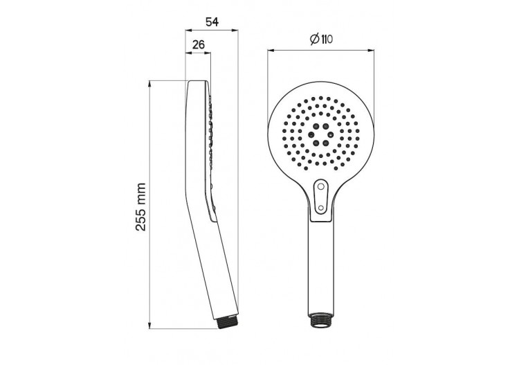 Douchette Avanti 110 Duo - BS2105QDN - Nikles 2