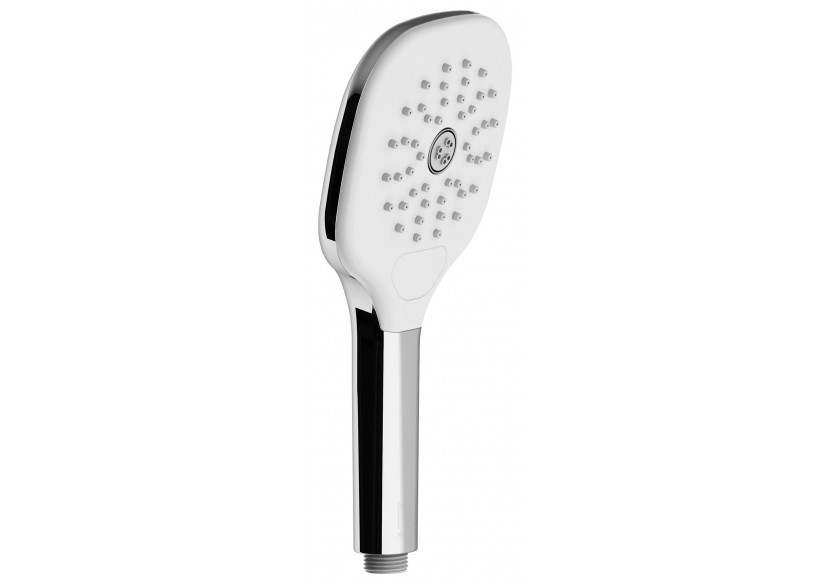 Douchette Avanti carrée 120 3s tourbillon chrome / blanc - BS2650QSN - Nikles