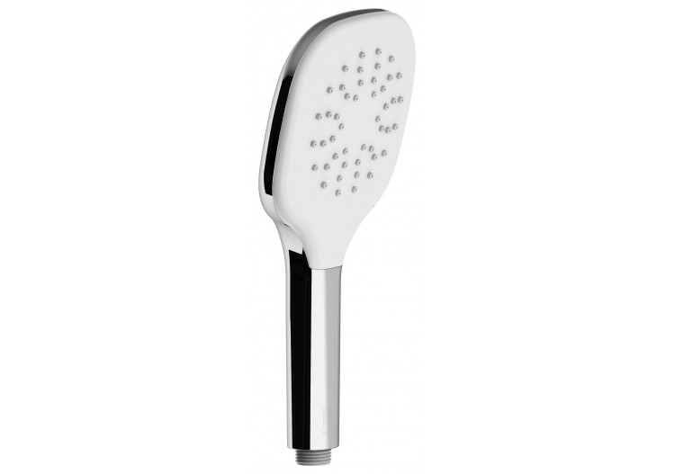 Douchette Avanti carrée 120 Uno chrome / blanc - BS2650N - Nikles