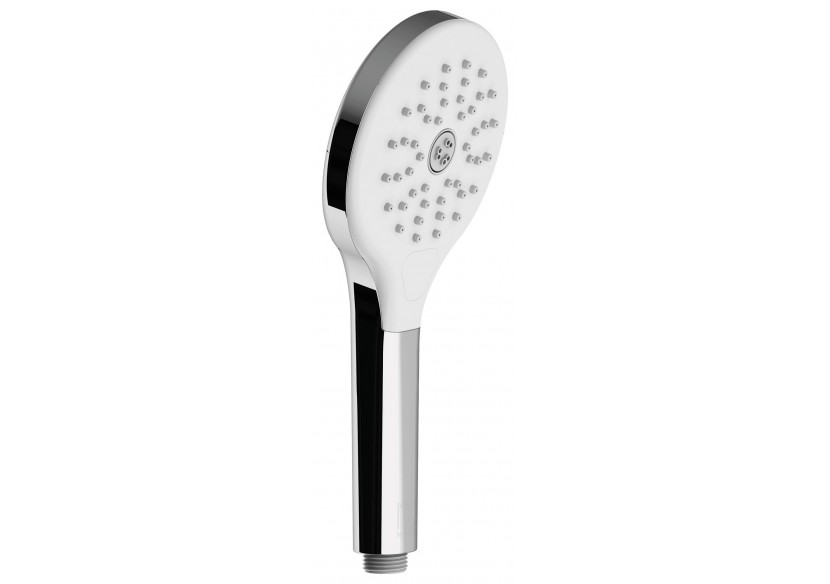 Douchette Avanti ronde 120 3s tourbillon chrome / blanc - BS2550QSN - Nikles