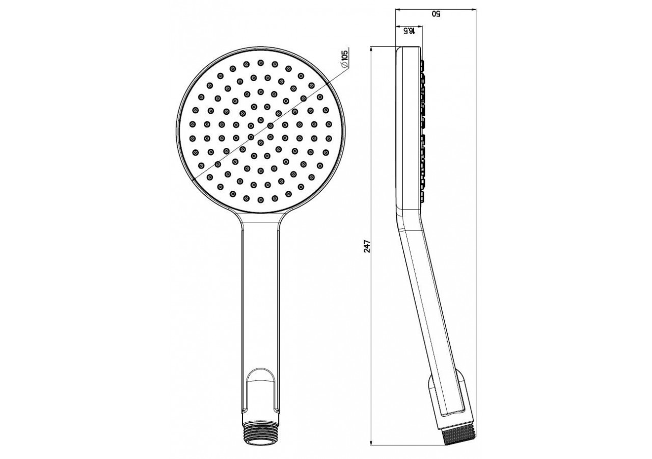 Douchette Fresh 105 Uno - D0605F - Nikles