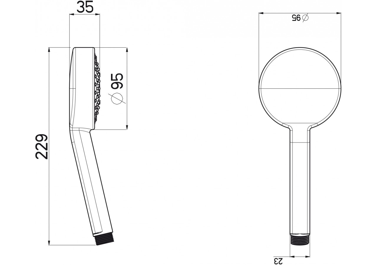 Douchette Fresh 95 3s jet - D1205QMF - Nikles