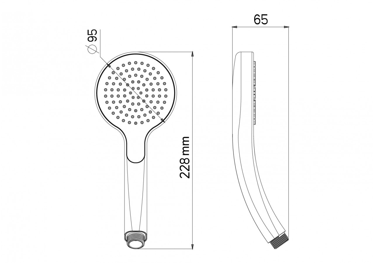 Douchette Fresh 95 Uno - BS2405N - Nikles