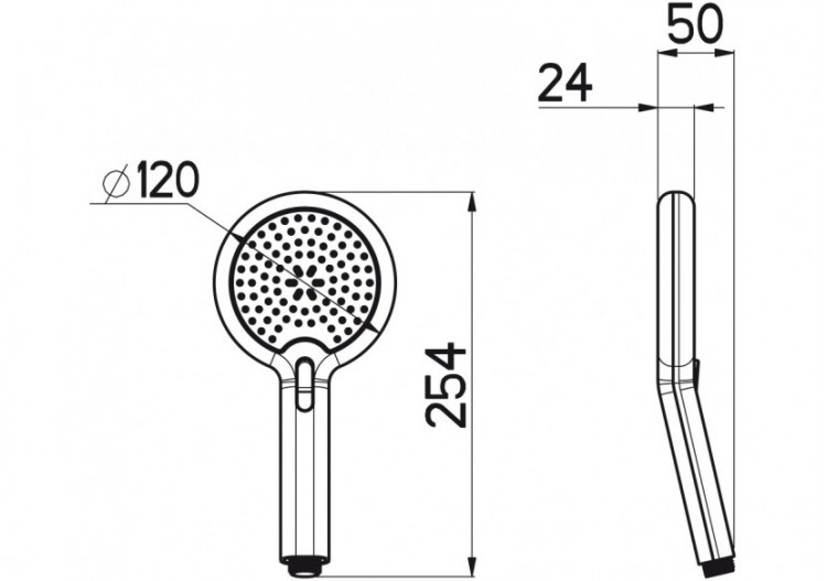 Douchette Infinity 120 Duo - B2805QDN - Nikles 2
