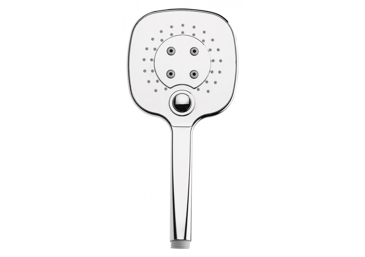 Douchette Nova carrée 120 3s silk éco chrome - BS4105QTEN - Nikles