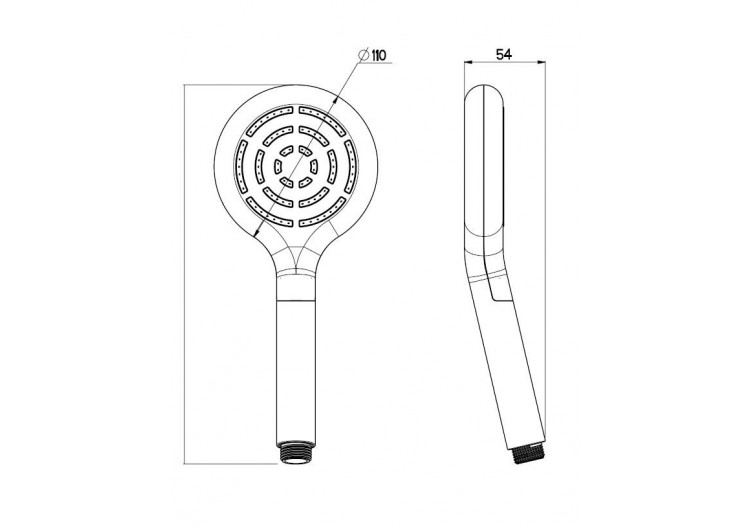 Douchette Pearl 110 Uno - BS1005N - Nikles 2
