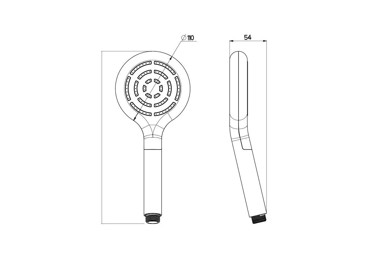 Douchette Pearl 110 Uno - BS1005N - Nikles