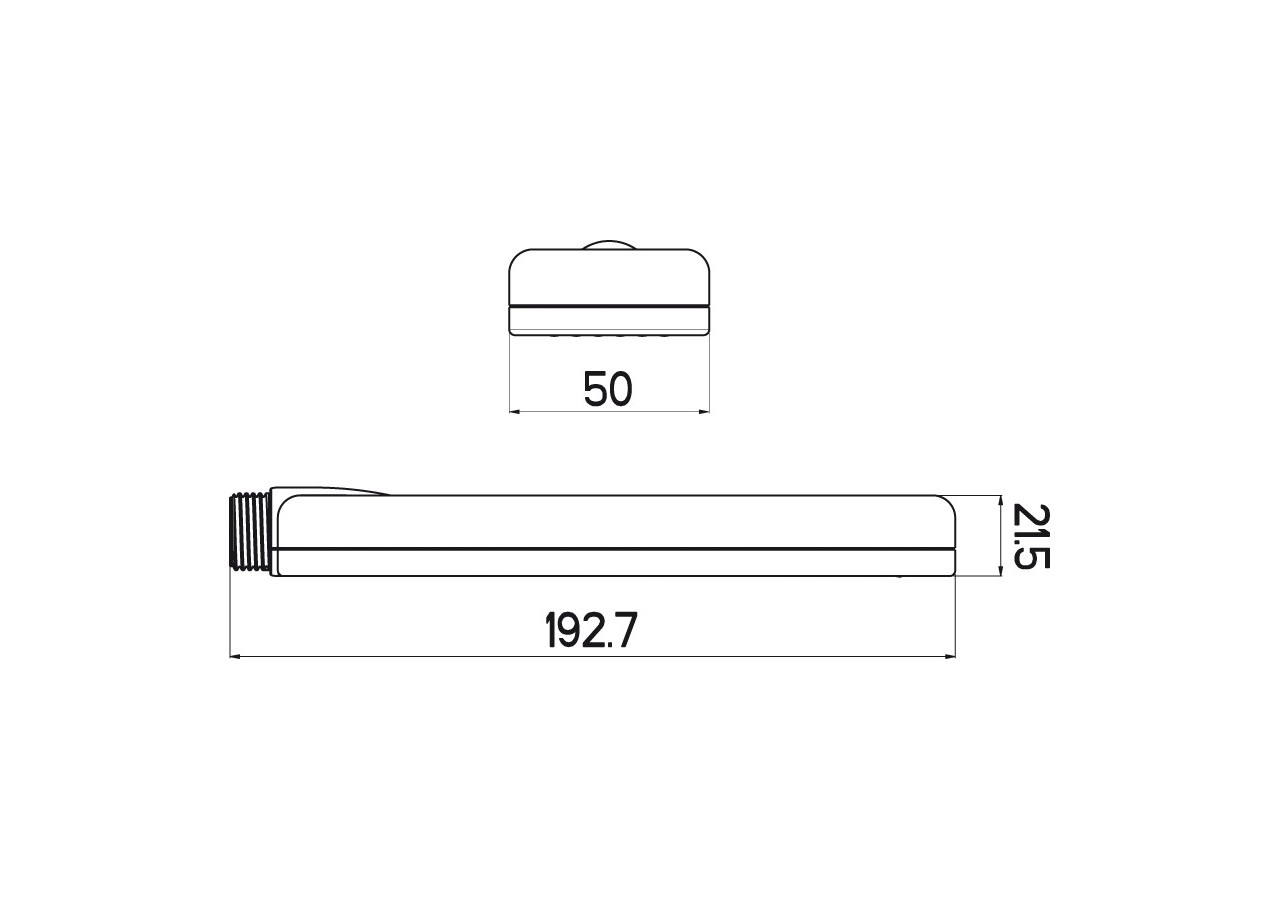 Douchette plate - A1905N - Nikles