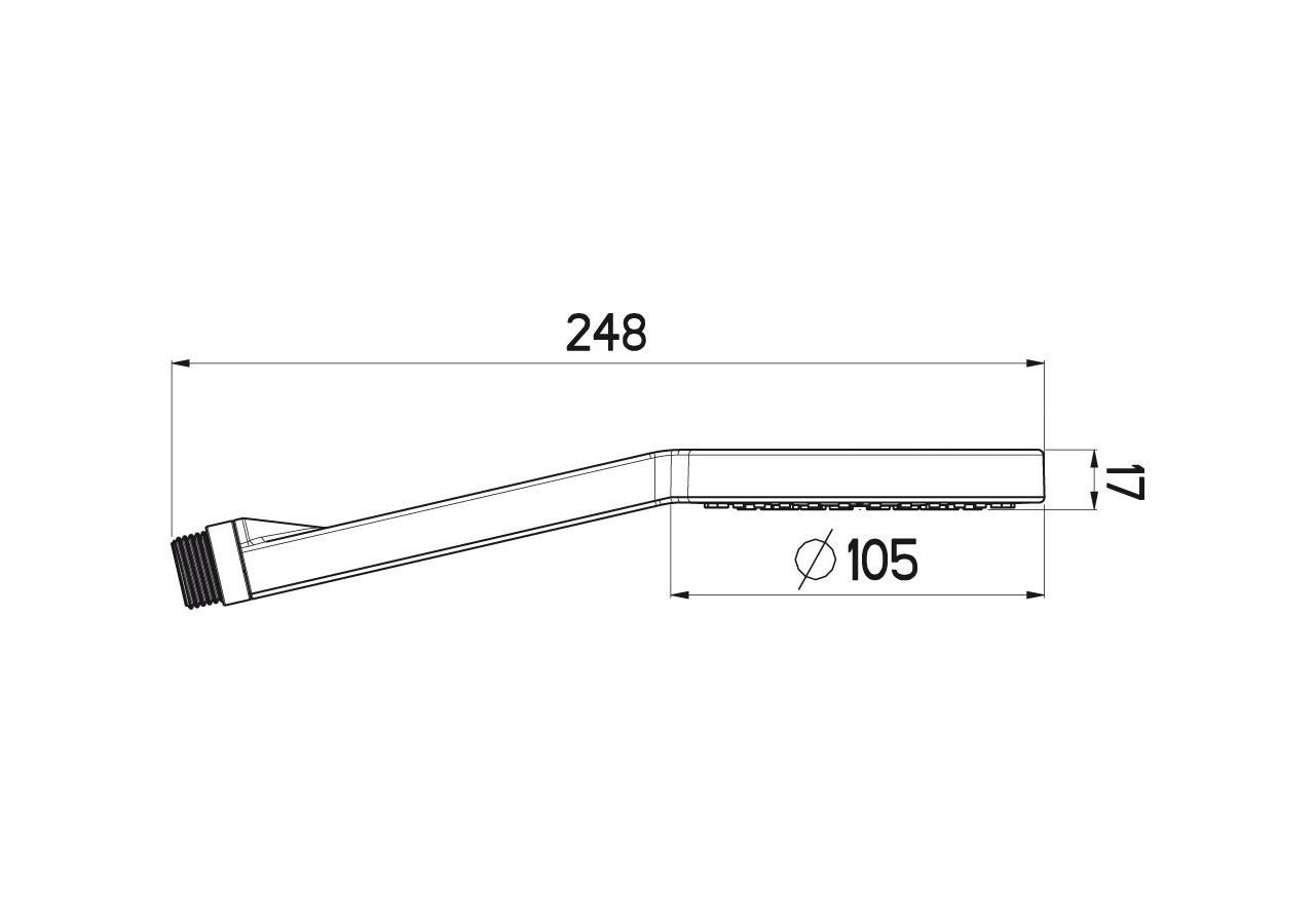 Douchette Pure 105 Uno Airdrop© - A1705N - Nikles
