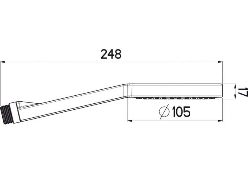 Douchette Pure 105 Uno Airdrop© - A1705N - Nikles