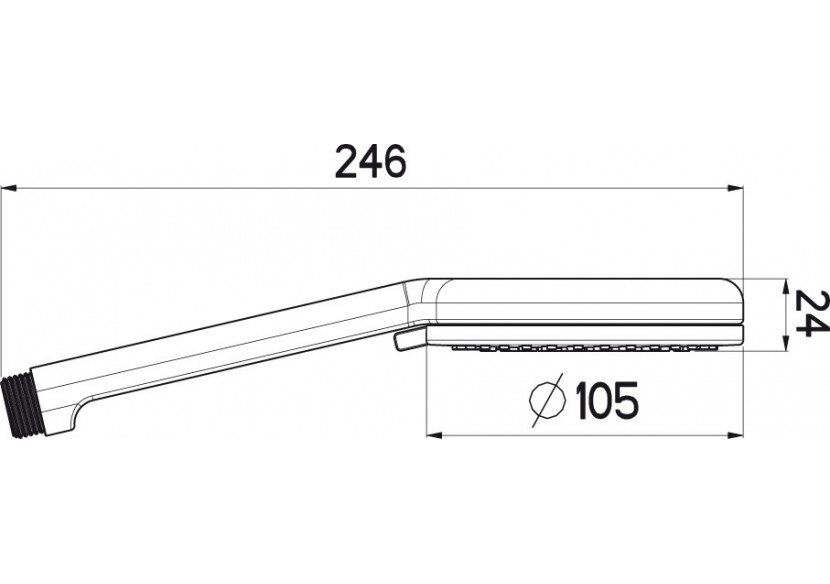 Douchette Pure soft 105 Duo Airdrop© - B1705QDN - Nikles