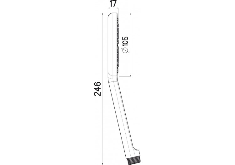 Douchette Pure soft 105 Uno Airdrop© - B1705N - Nikles 2
