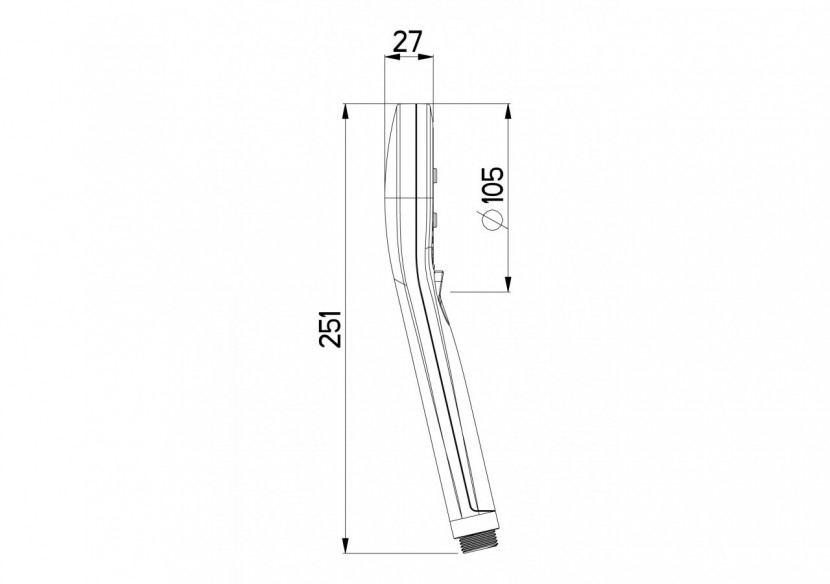 Douchette Sky 105 Duo silk - BS3105QDN - Nikles