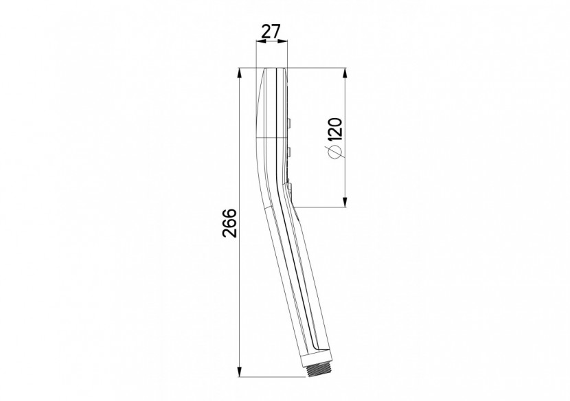 Douchette Sky 120 Duo silk - BS3005QDN - Nikles