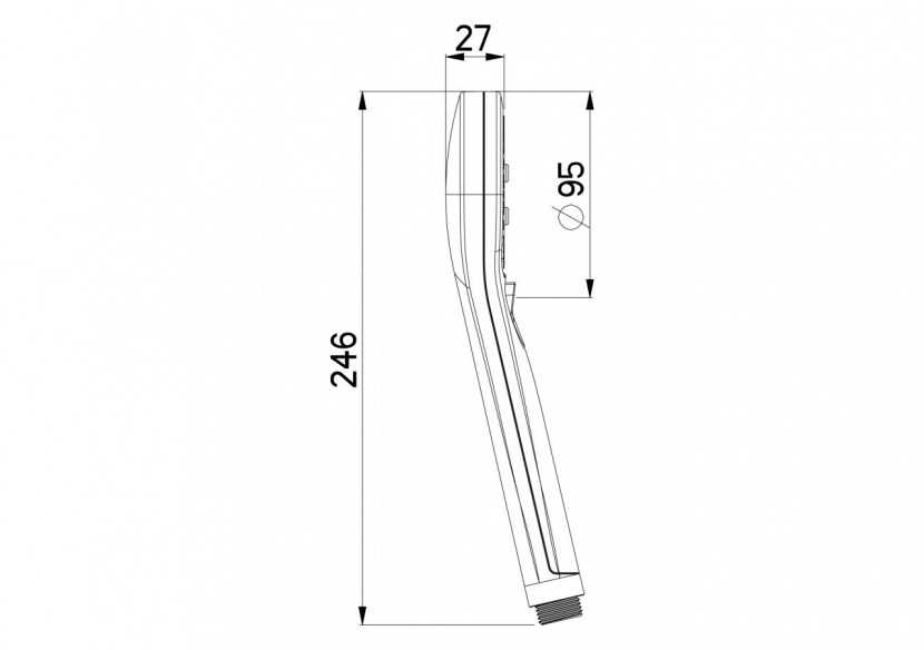 Douchette Sky 95 Duo silk - BS3205QDN - Nikles