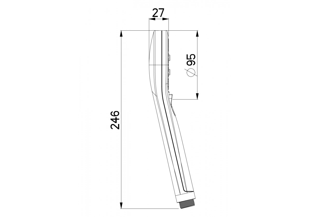 Douchette Sky 95 Duo silk - BS3205QDN - Nikles