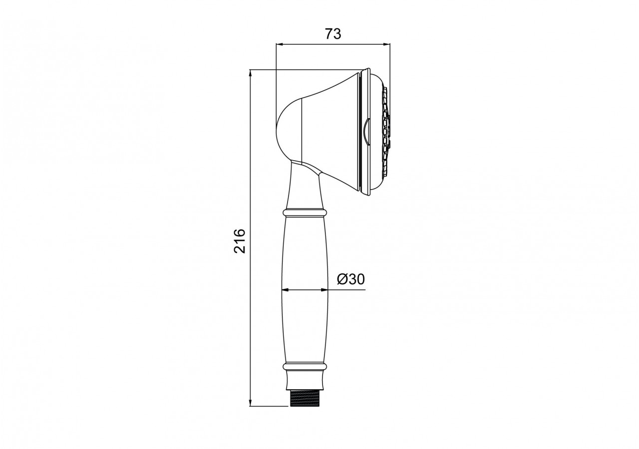 Douchette Tulipa 75 3s - A0605QMN - Nikles
