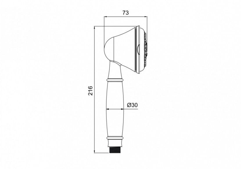 Douchette Tulipa 75 3s - A0605QMN - Nikles