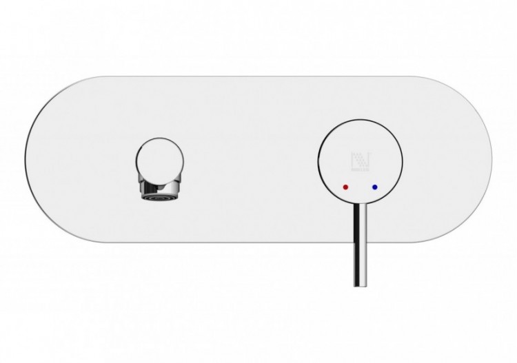 Kit de montage pour robinet de lavabo encastré Architect chrome - FBC.01.501.05N - Nikles 2