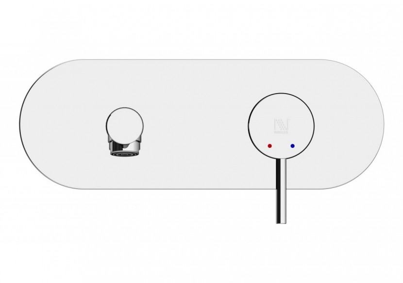 Kit de montage pour robinet de lavabo encastré Architect chrome - FBC.01.501.05N - Nikles