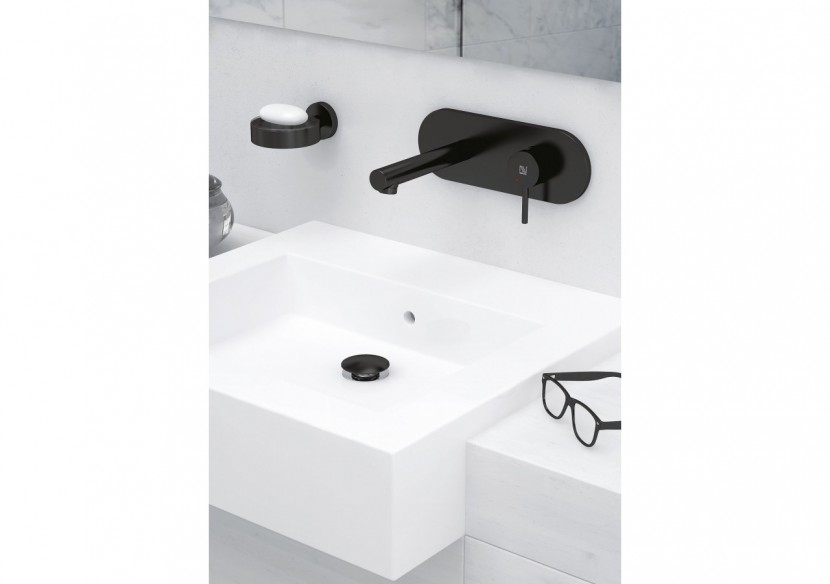 Kit de montage pour robinet de lavabo encastré Architect noir mat - FBC.01.501.07N - Nikles