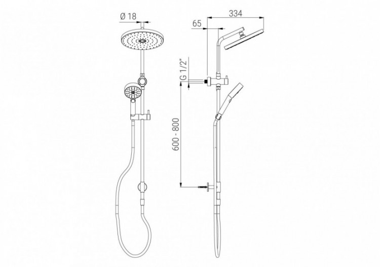 Kit système 5 Techno 18 noir mat - A73WD.80.67W.07N - Nikles 2