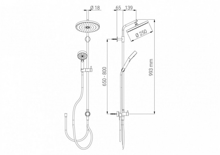 Kit système 6 Techno 18 chrome - A73MS.80.67W.05N - Nikles 2