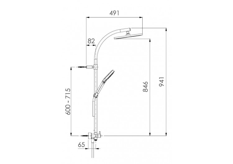 Kit système Architect 24/6 rénovation - A65MS.62.53D.05N - Nikles 2