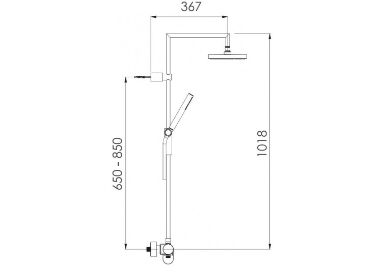 Kit système levier unique style - A72SL.62.53D.05N - Nikles 2