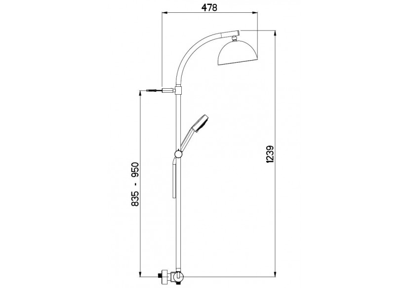 Kit système thermostatique Architect sonore - A65THT.52.D02T05N - Nikles