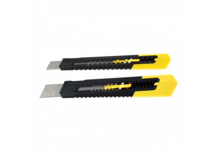 LOT DE 2 CUTTERS 9 ET 18 MM SM - STHT10202-0 - Stanley 2