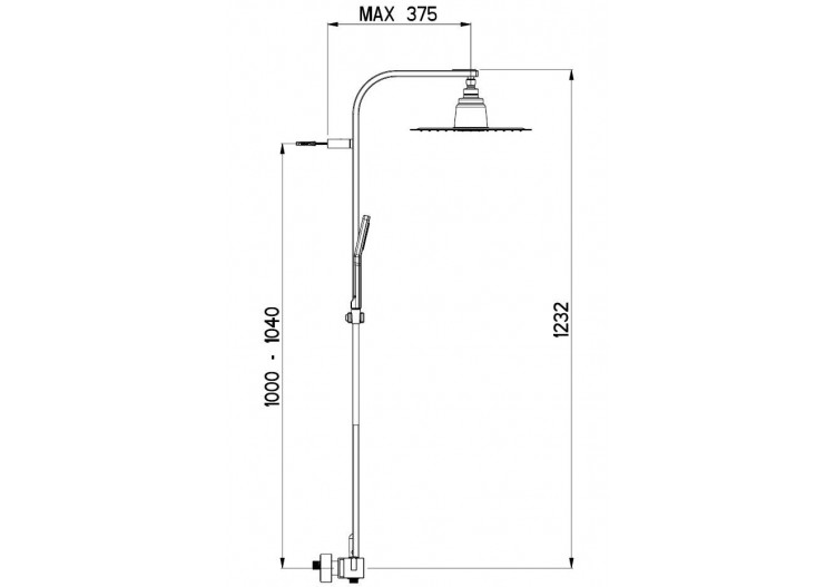 Kit système thermostatique Pure sonore - A53THT.455.D03.05N - Nikles 2