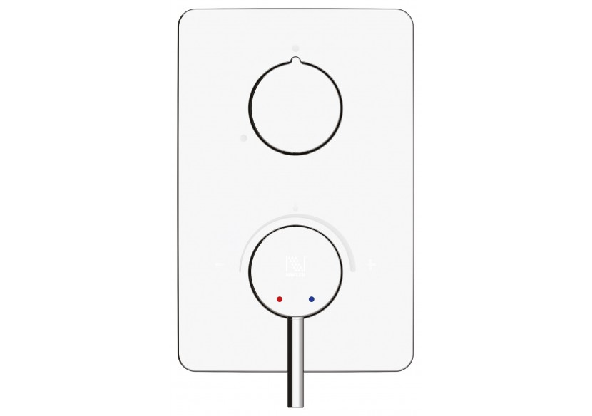 Mitigeur encastré Quadro 2 voies chrome - B61R.002.05N - Nikles