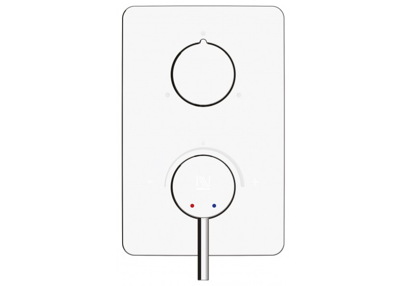 Mitigeur encastré Quadro 3 voies chrome - B61R.001.05N - Nikles