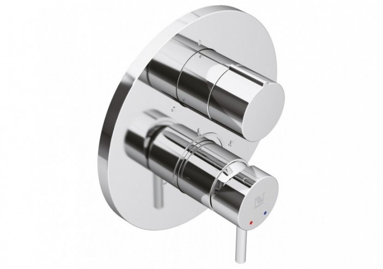 Mitigeur encastré Techno 2 voies chrome - B61.002.05N - Nikles