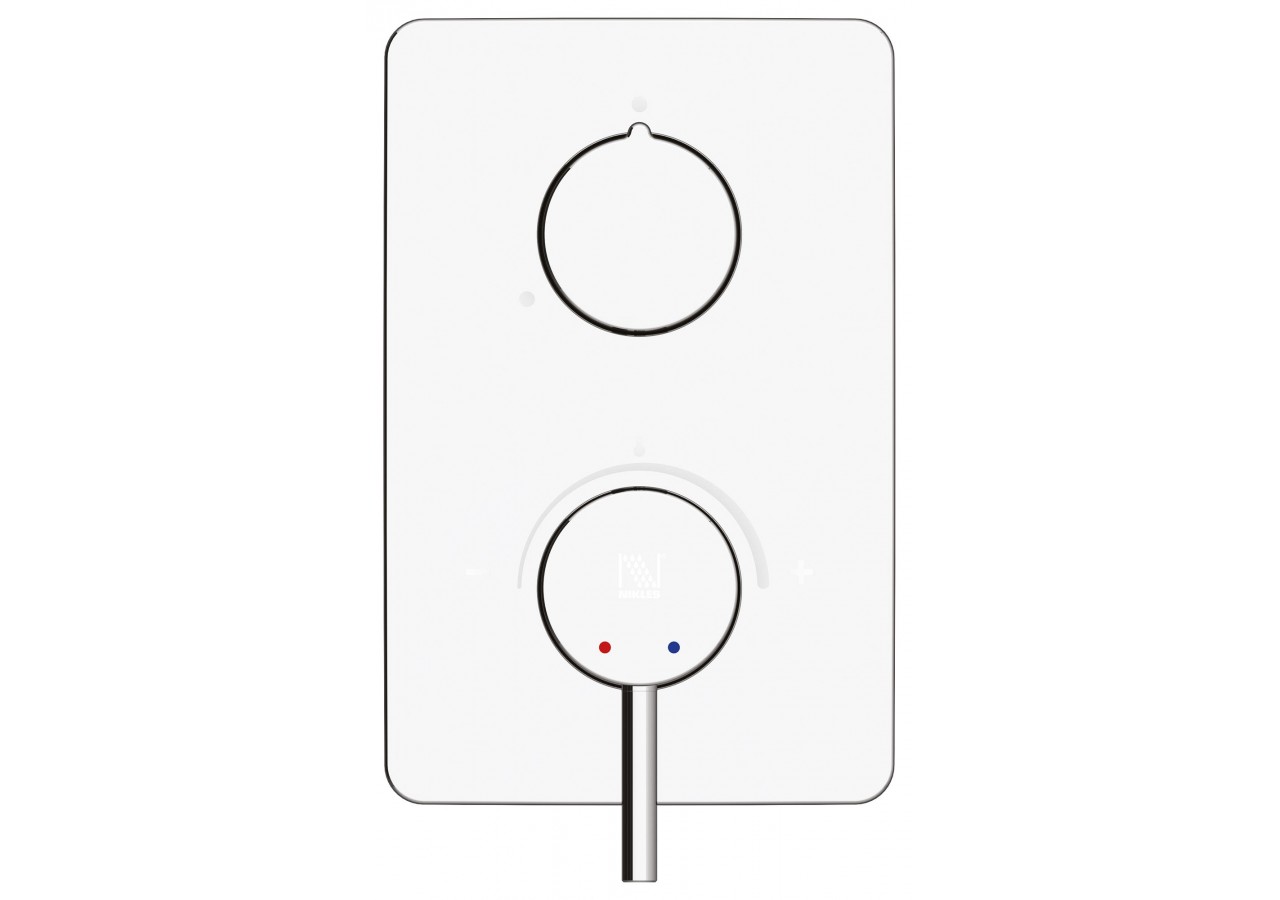 Mitigeur encastré Techno 2 voies chrome - B61.002.05N - Nikles