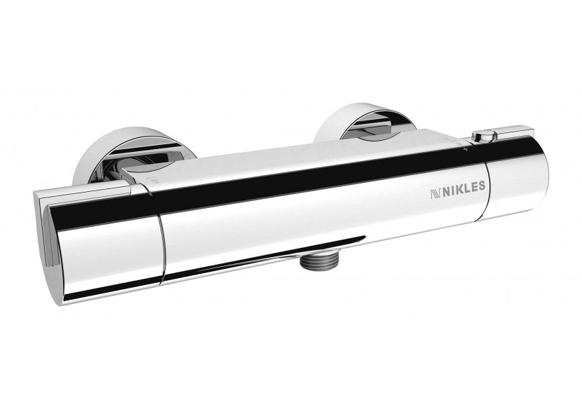 Mitigeur thermostatique Techno 1 voie chrome - A65RU.TH1.001.05N - Nikles Mitigeur thermostatique Techno 1 voie chrome - A65RU.TH1.001.05N - Nikles