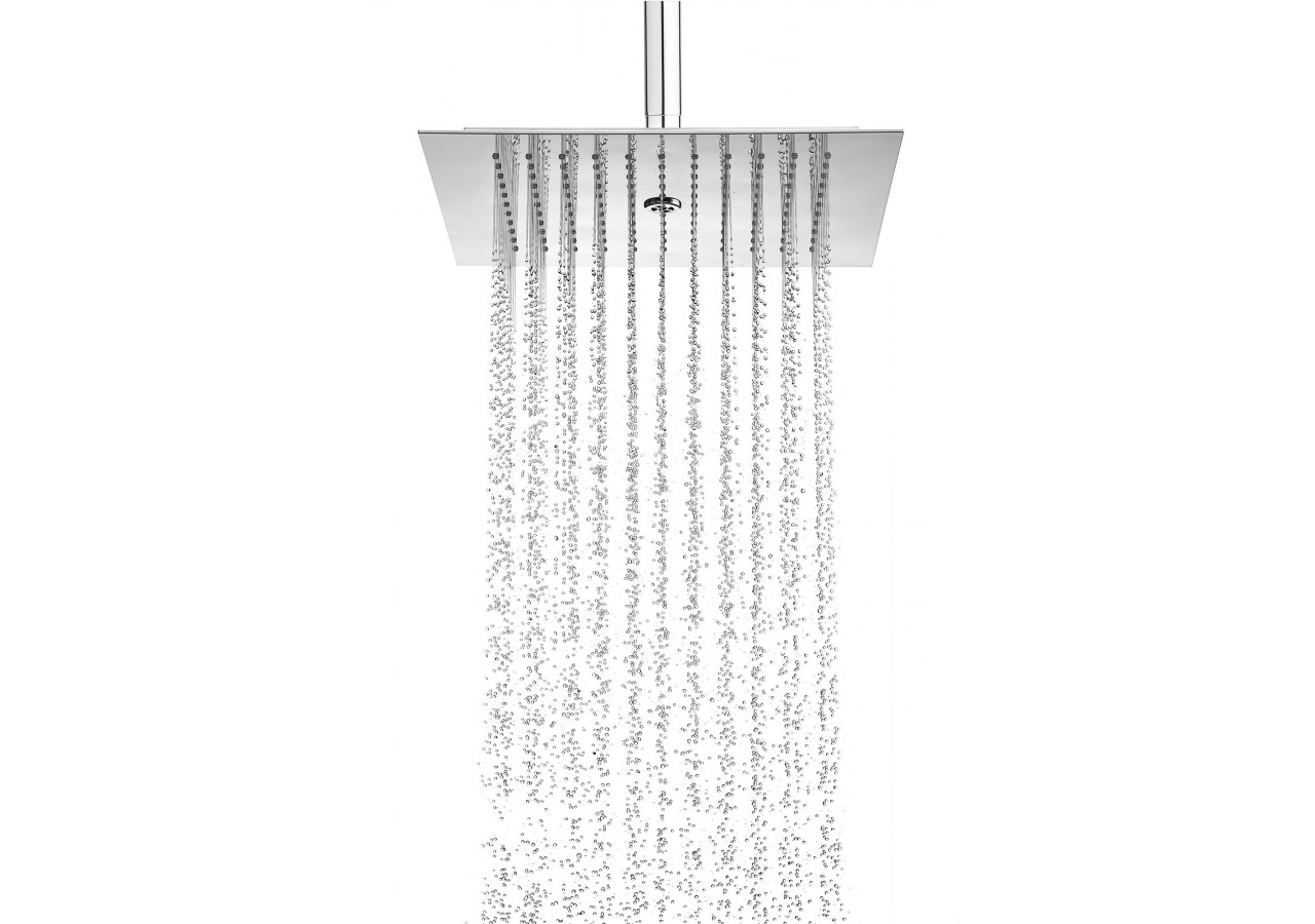 Pomme de douche carrée 300 valve de contrôle de pression chrome - DSV0205N - Nikles