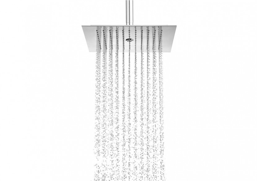 Pomme de douche carrée 300 valve de contrôle de pression chrome - DSV0205N - Nikles