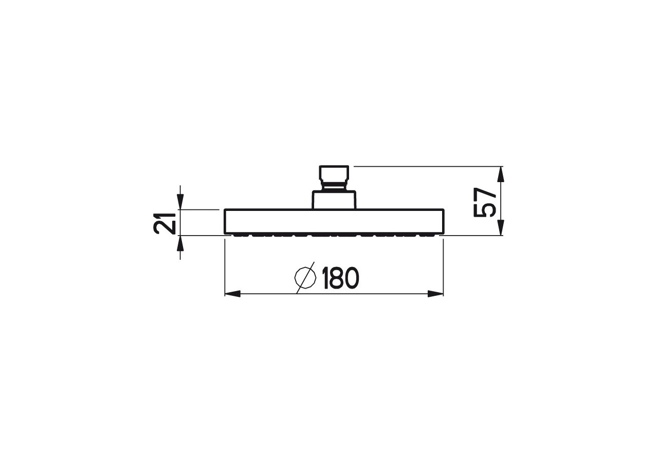 Pomme de douche Fresh ronde 180 - D3405F - Nikles