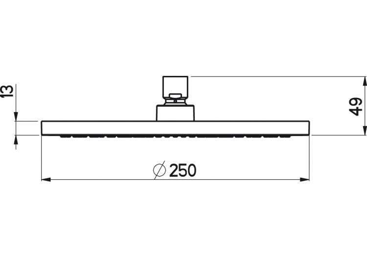 Pomme de douche Fresh ronde 250 - D3605F - Nikles 2