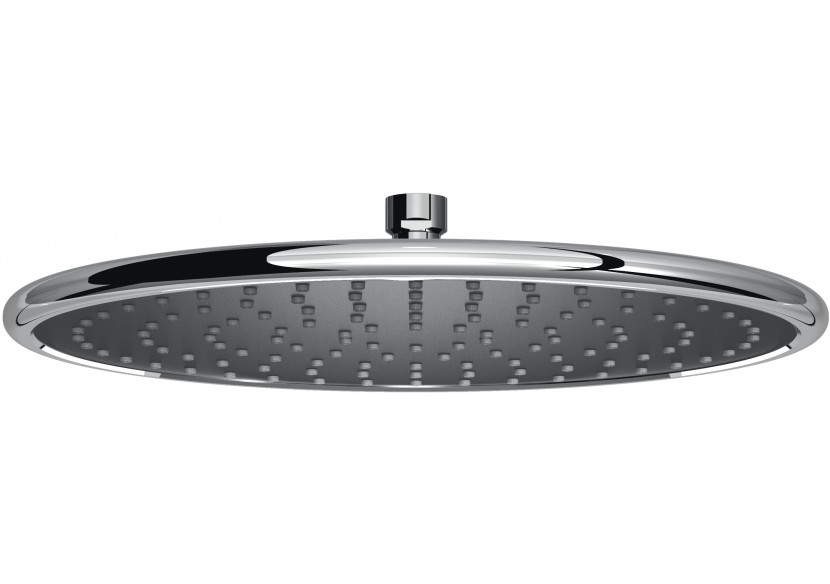 Pomme de douche Infinity ronde 300 chrome / carbone - BY300R51N - Nikles