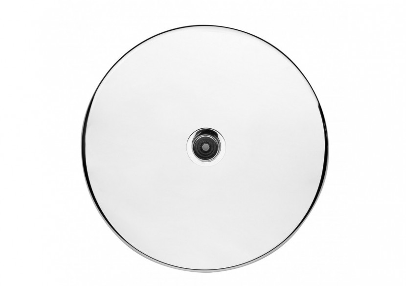 Pomme de douche Infinity ronde 300 chrome / carbone - BY300R51N - Nikles