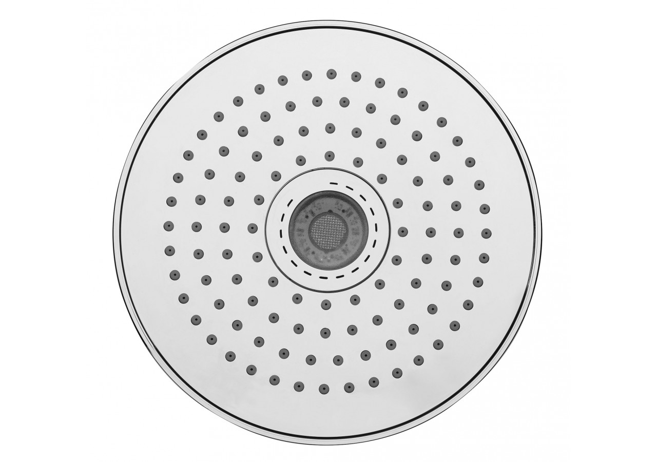 Pomme de douche lumière led arc-en-ciel Techno 200 - BT200T05-LEDRN - Nikles